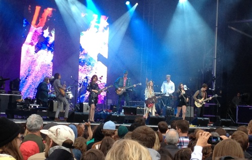 Feist and her full band @ Field Trip Music Festival